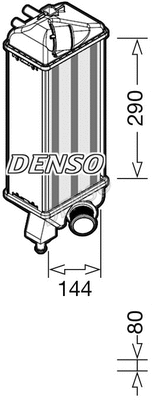 Интеркулер DENSO DIT09116