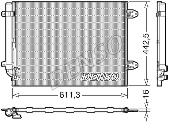 Радиатор кондиционера DENSO DCN32013