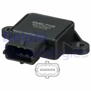 Датчик положения дроссельной заслонки, ДПДЗ DELPHI SS10563-12B1