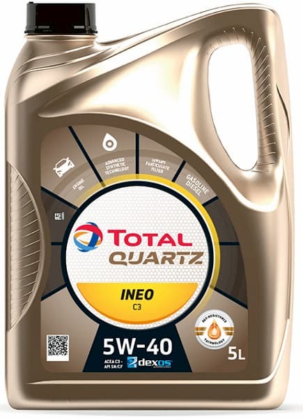 Моторное масло TOTAL Qartz ineo mc3 5W-40 5л