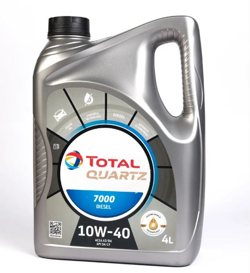 Моторна олива TOTAL Quartz Diesel 7000 10W-40 4 л